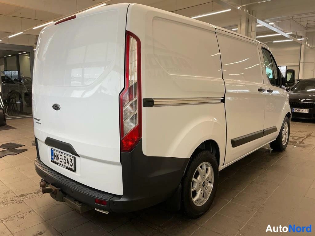 Valkoinen Ford Transit Custom 2018, takaviisto, kuva 6