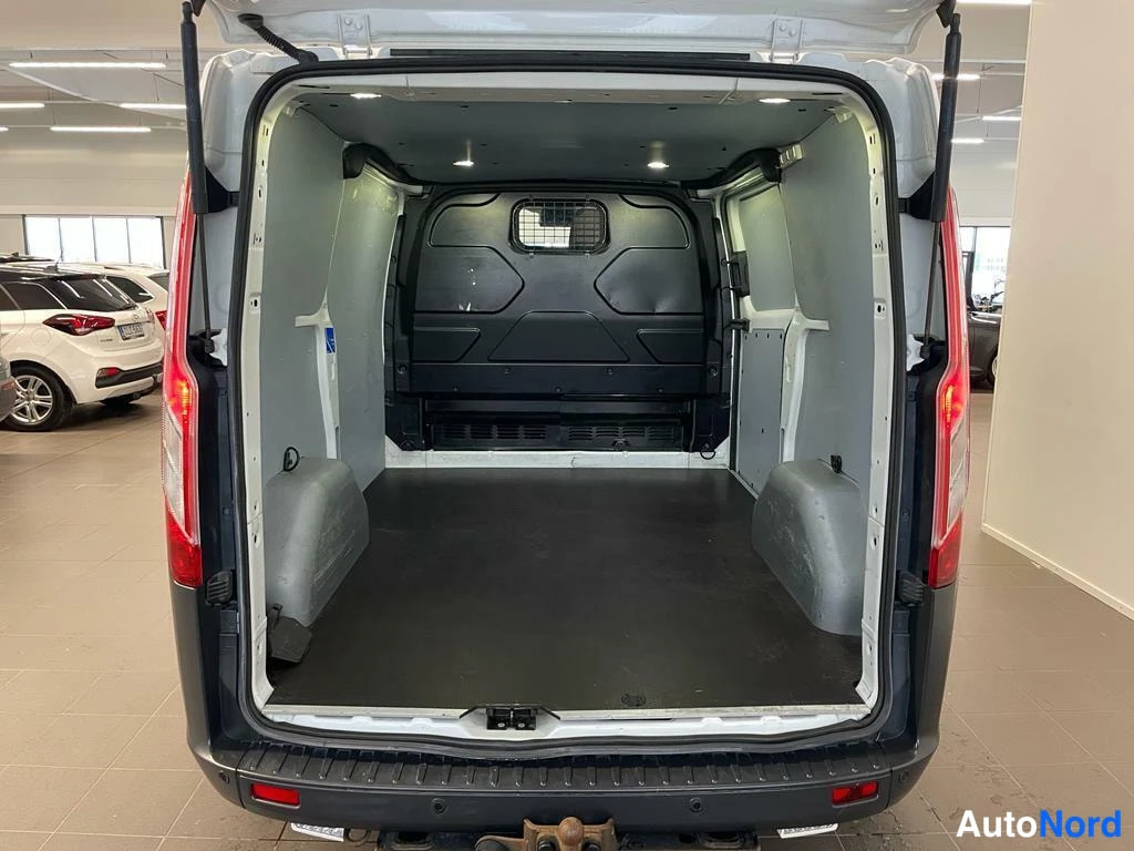 Valkoinen Ford Transit Custom 2018, takaa, kuva 8