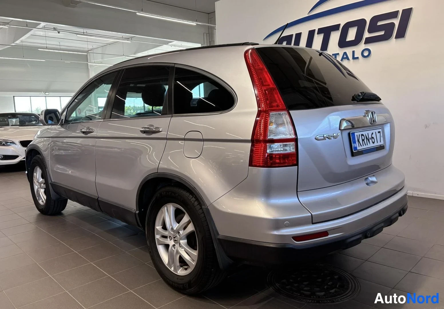 Harmaa Honda CR-V 2012, takaviisto, kuva 4