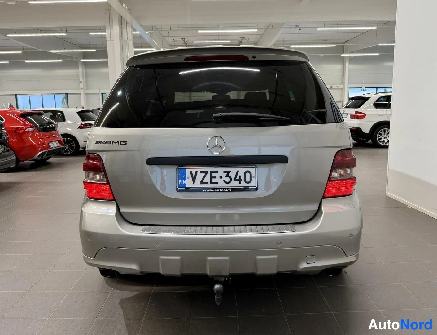 Harmaa Mercedes-Benz ML 320 CDI 4MATIC 2007, takaa, kuva 7