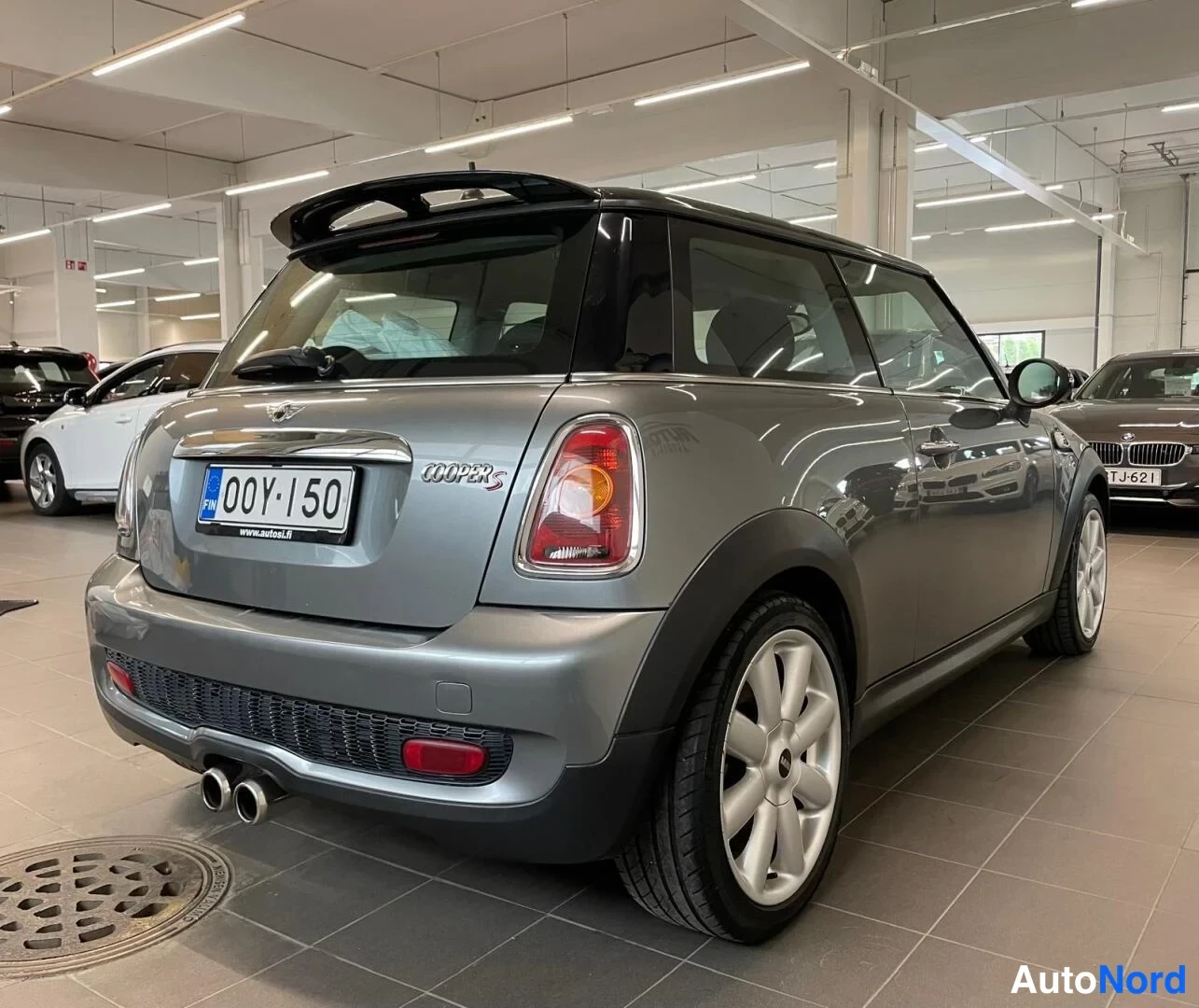 Harmaa Mini Cooper S 2007, takaviisto, kuva 5