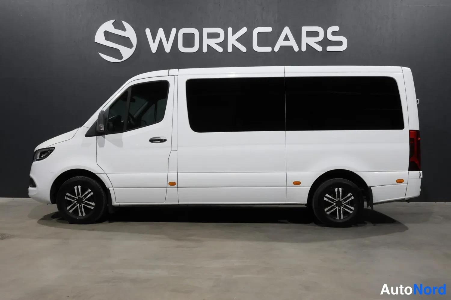 White Mercedes-Benz Sprinter 2019, side, photo 4