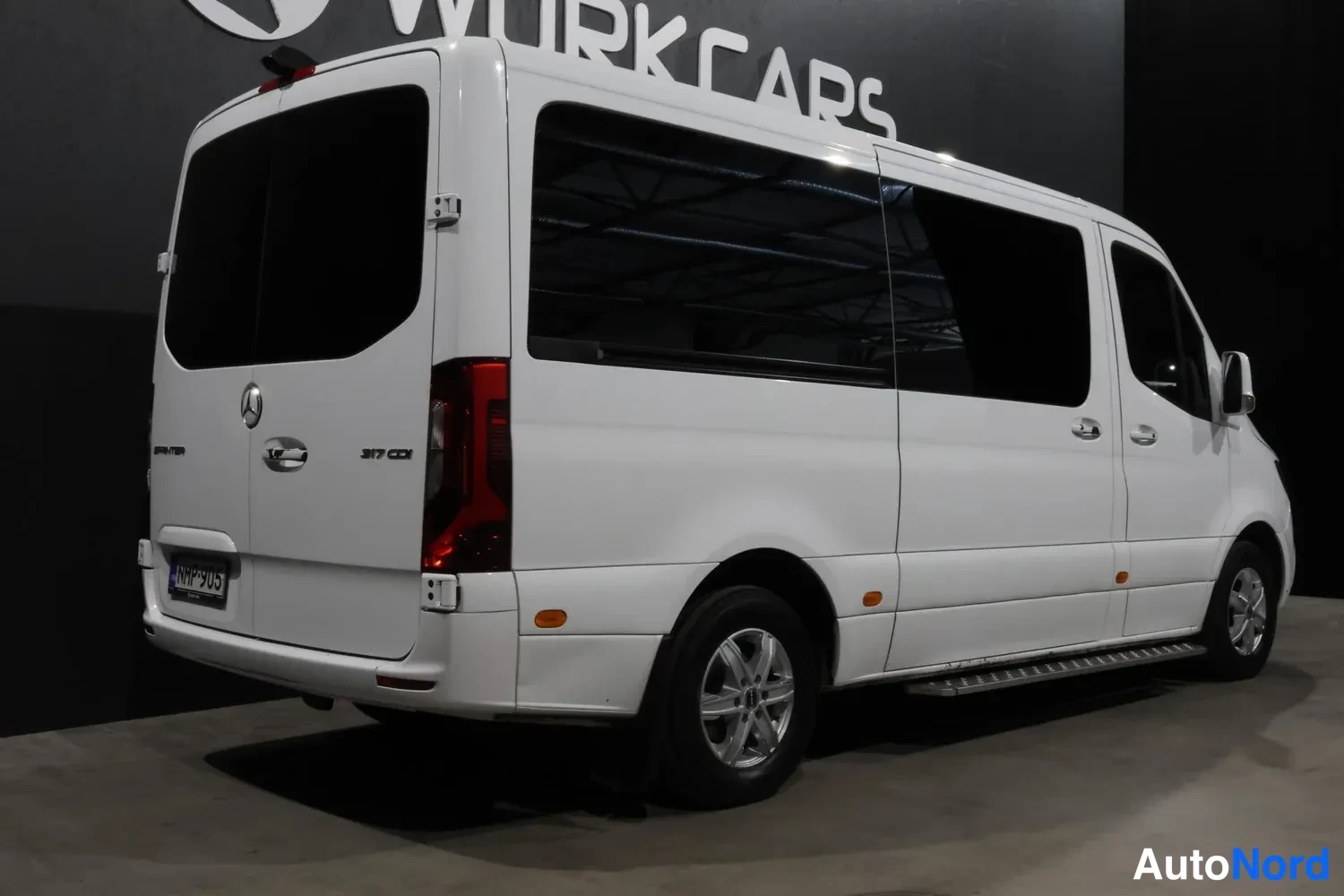 Valkoinen Mercedes-Benz Sprinter 2022, takaviisto, kuva 6