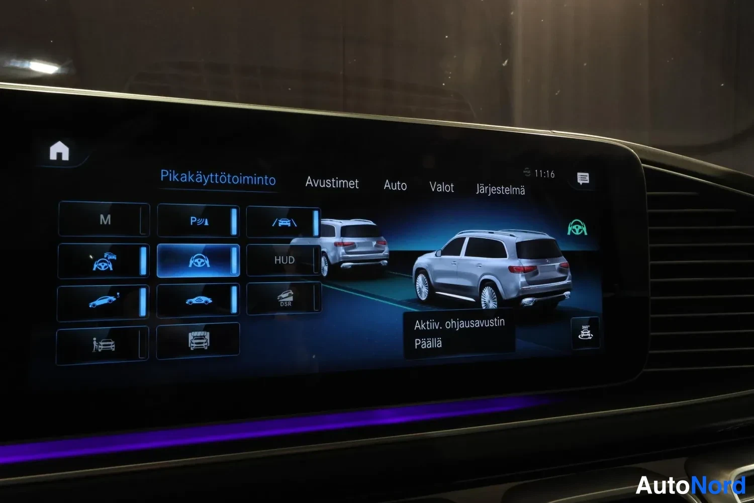 Musta Mercedes-Benz GLS 2023, yksityiskohta, kuva 35