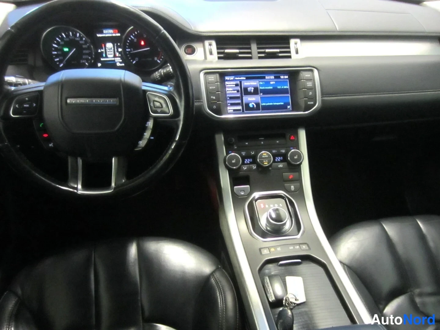 Musta Land Rover Range Rover Evoque 2012, ohjaamo, kuva 10