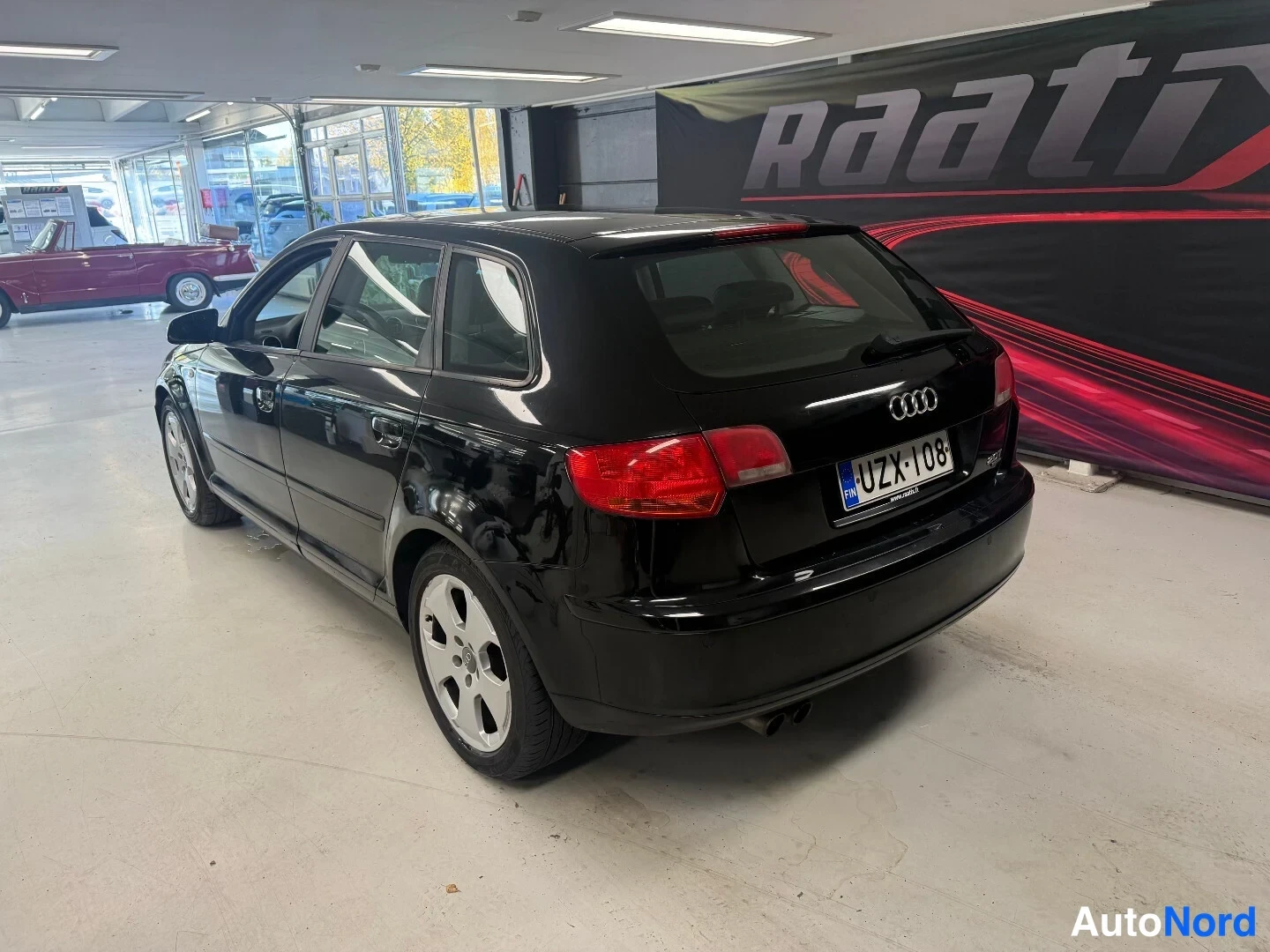 Musta Audi A3 2006, takaviisto, kuva 4