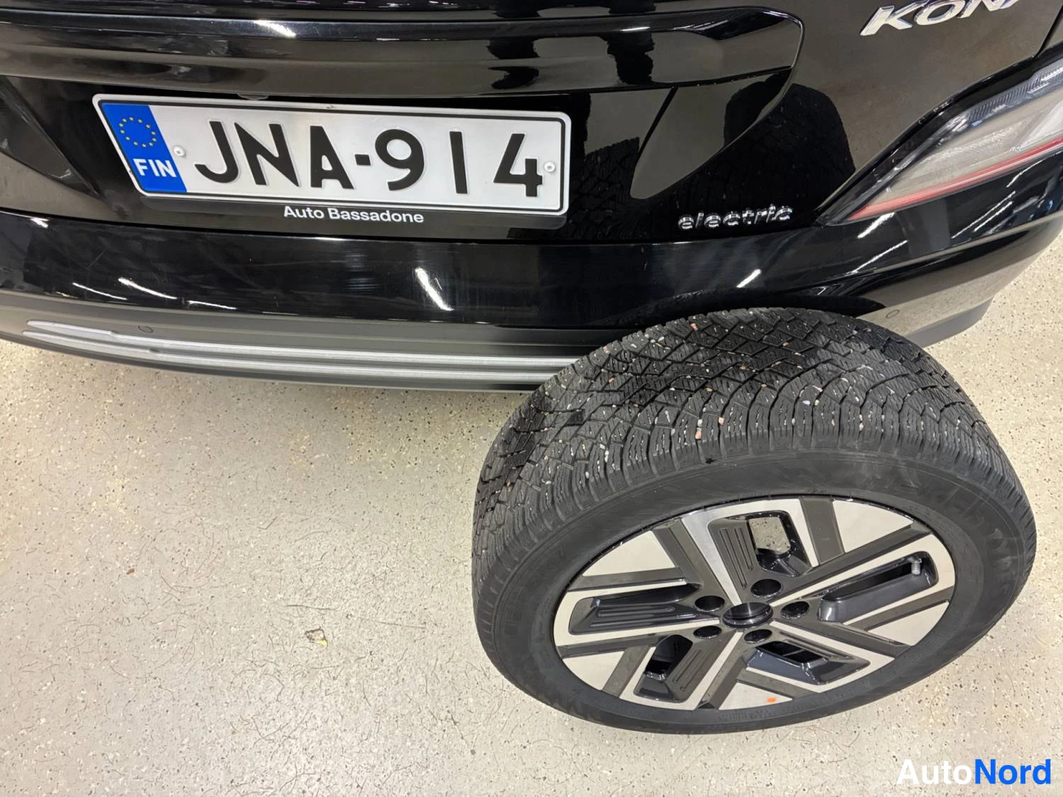Musta Hyundai Kona Electric 2023, yksityiskohta, kuva 30