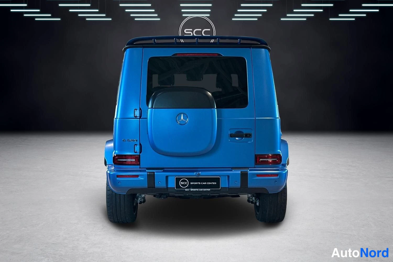 Sininen Mercedes-Benz G 580 4MATIC 2025, takaa, kuva 4