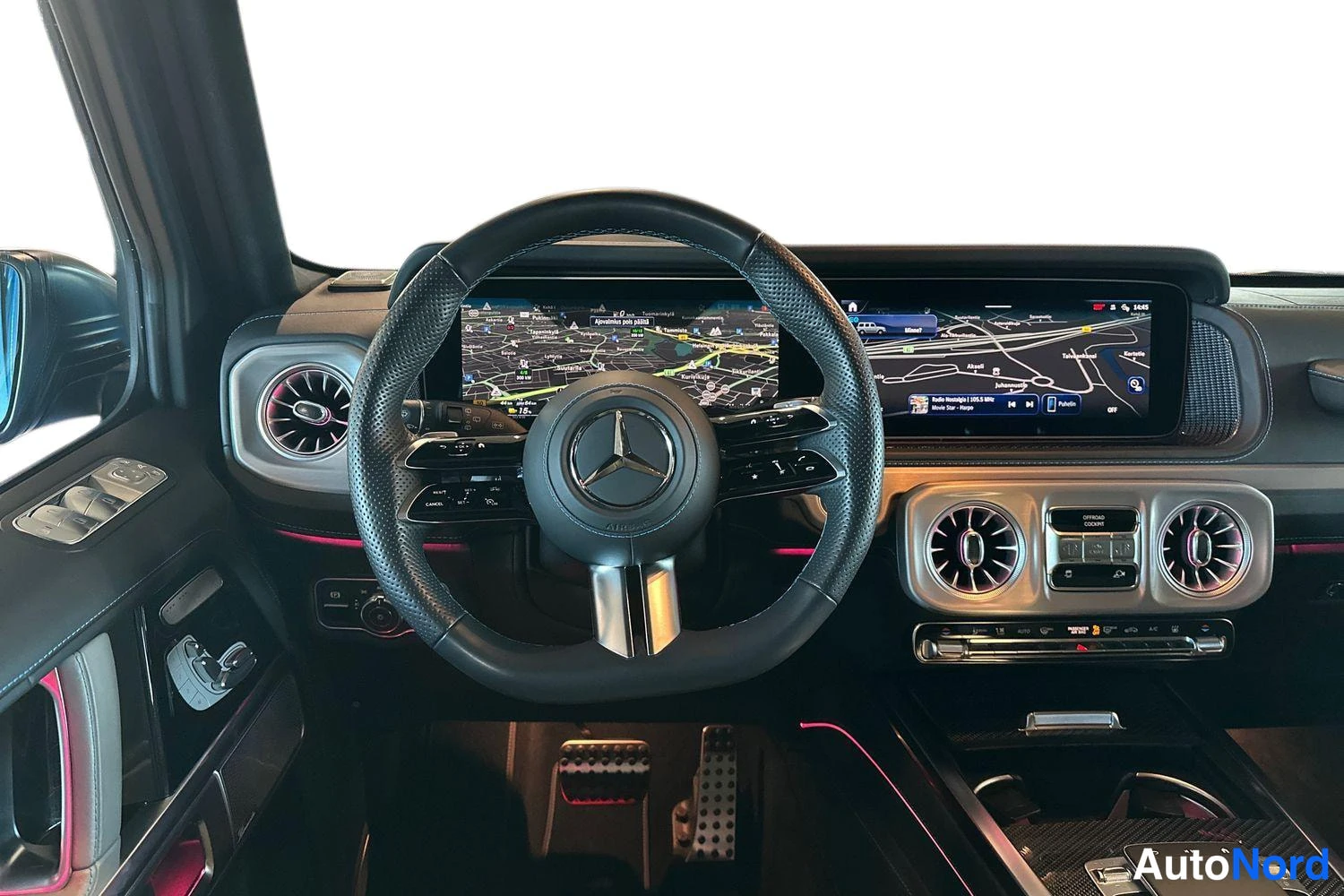 Sininen Mercedes-Benz G 580 4MATIC 2025, ohjaamo, kuva 7