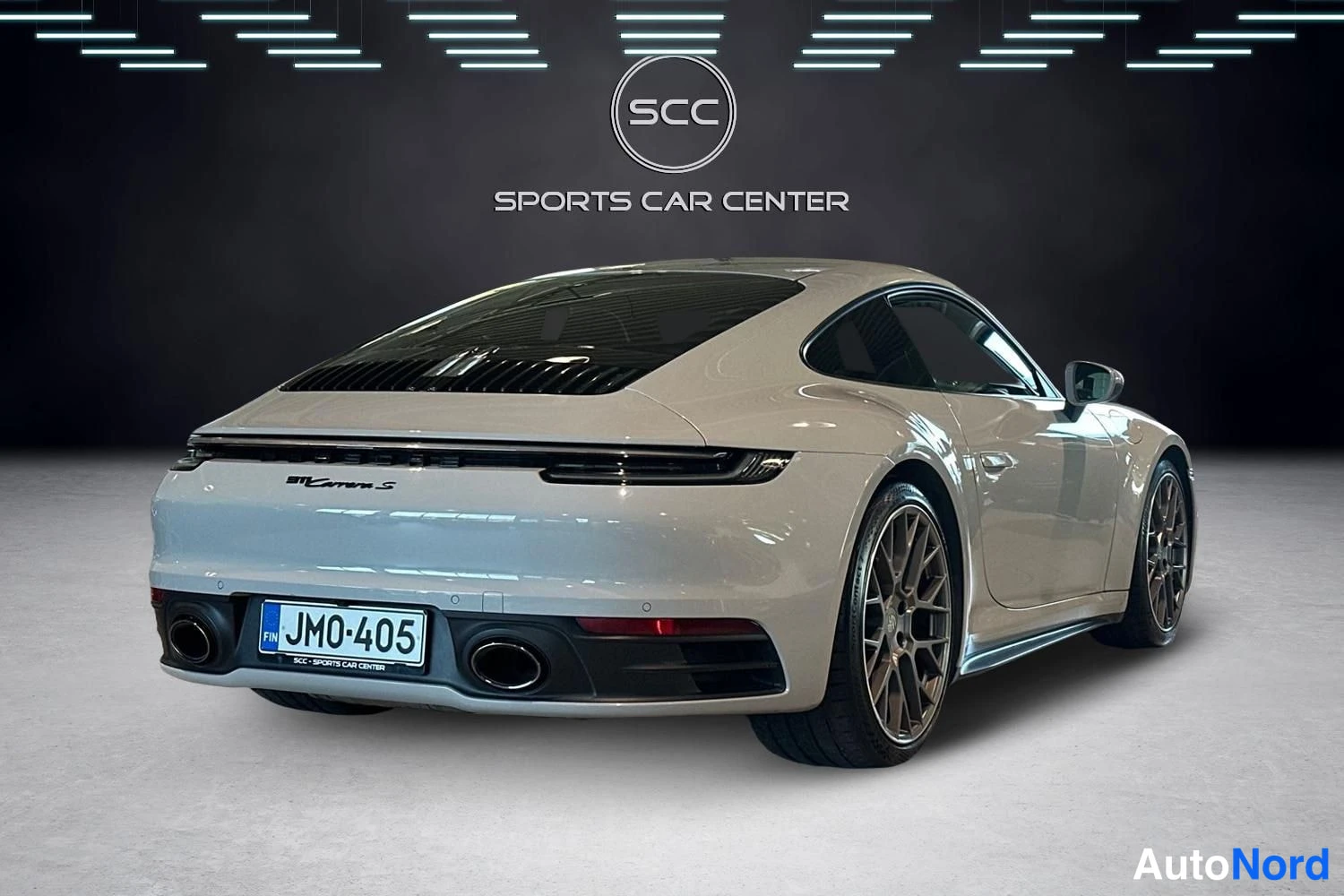 Harmaa Porsche Carrera 2020, takaviisto, kuva 5
