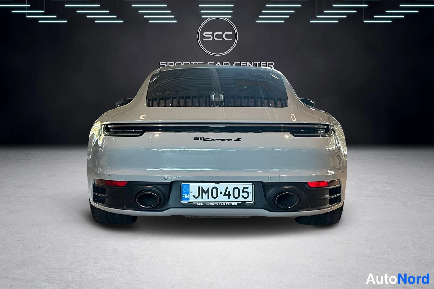 Harmaa Porsche Carrera 2020, takaa, kuva 6