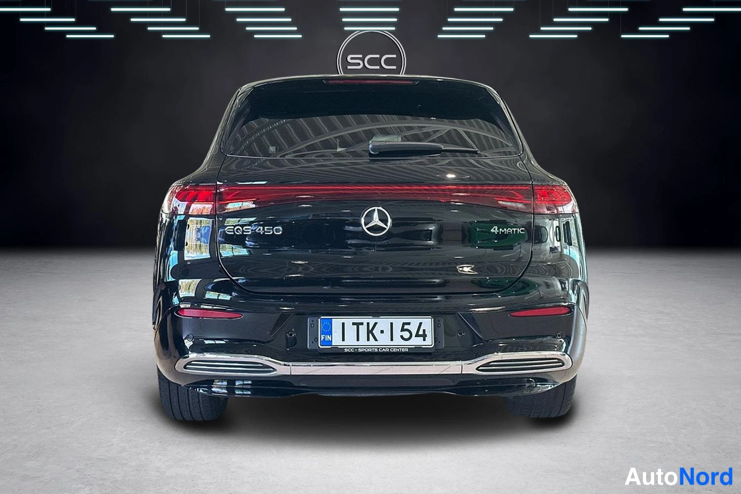 Musta Mercedes-Benz EQS 2024, takaa, kuva 5
