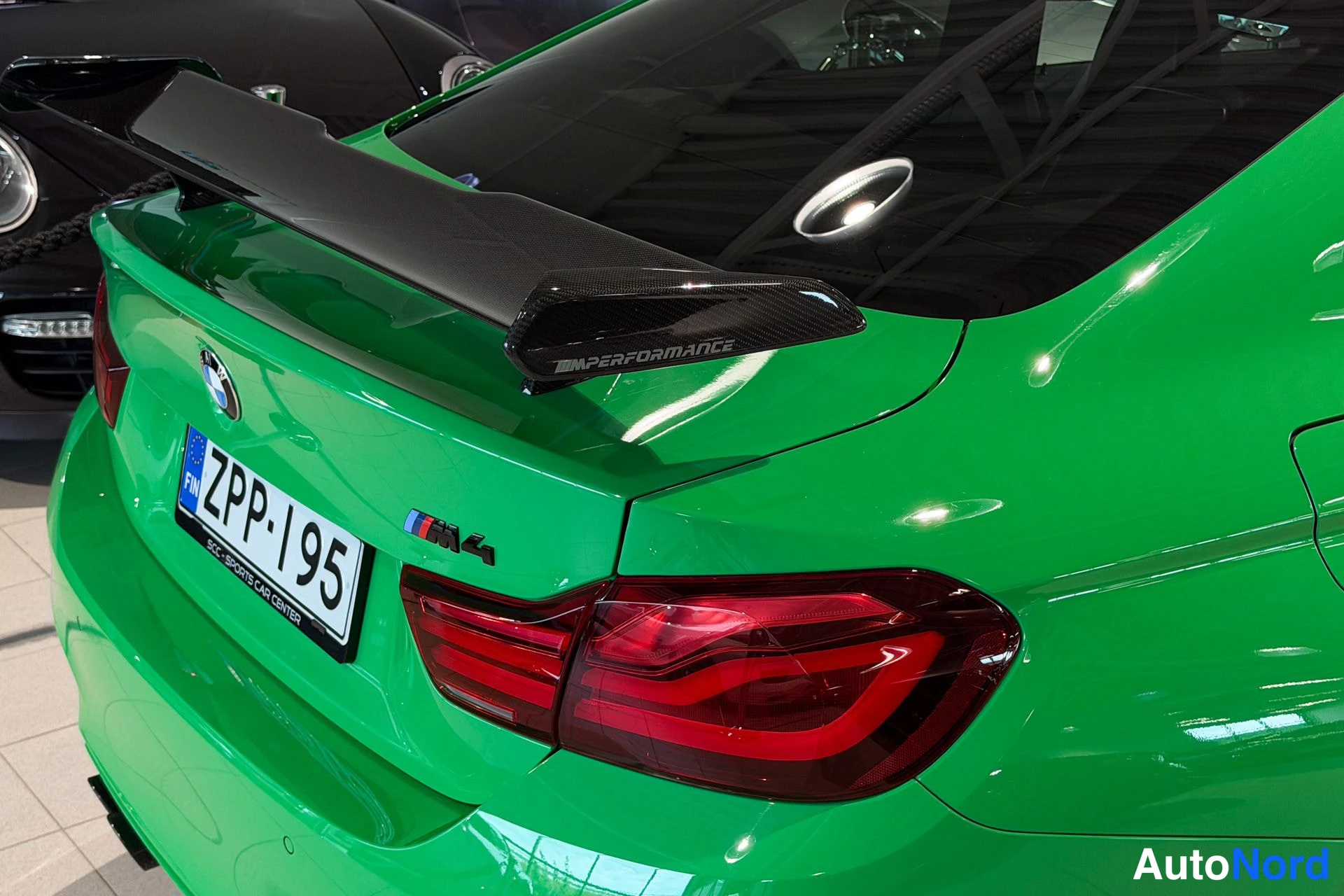 Vihreä BMW M4 2019, yksityiskohta, kuva 20