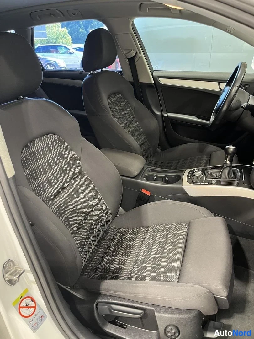 Valkoinen Audi A4 2012, etuistuimet, kuva 11