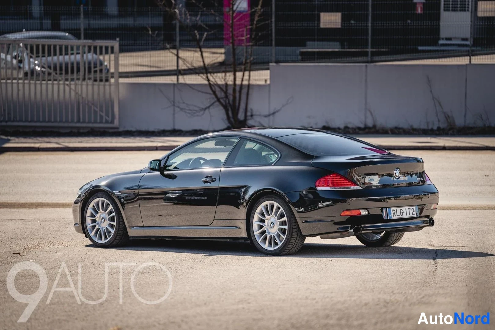 Musta BMW 650i 2007, takaviisto, kuva 7