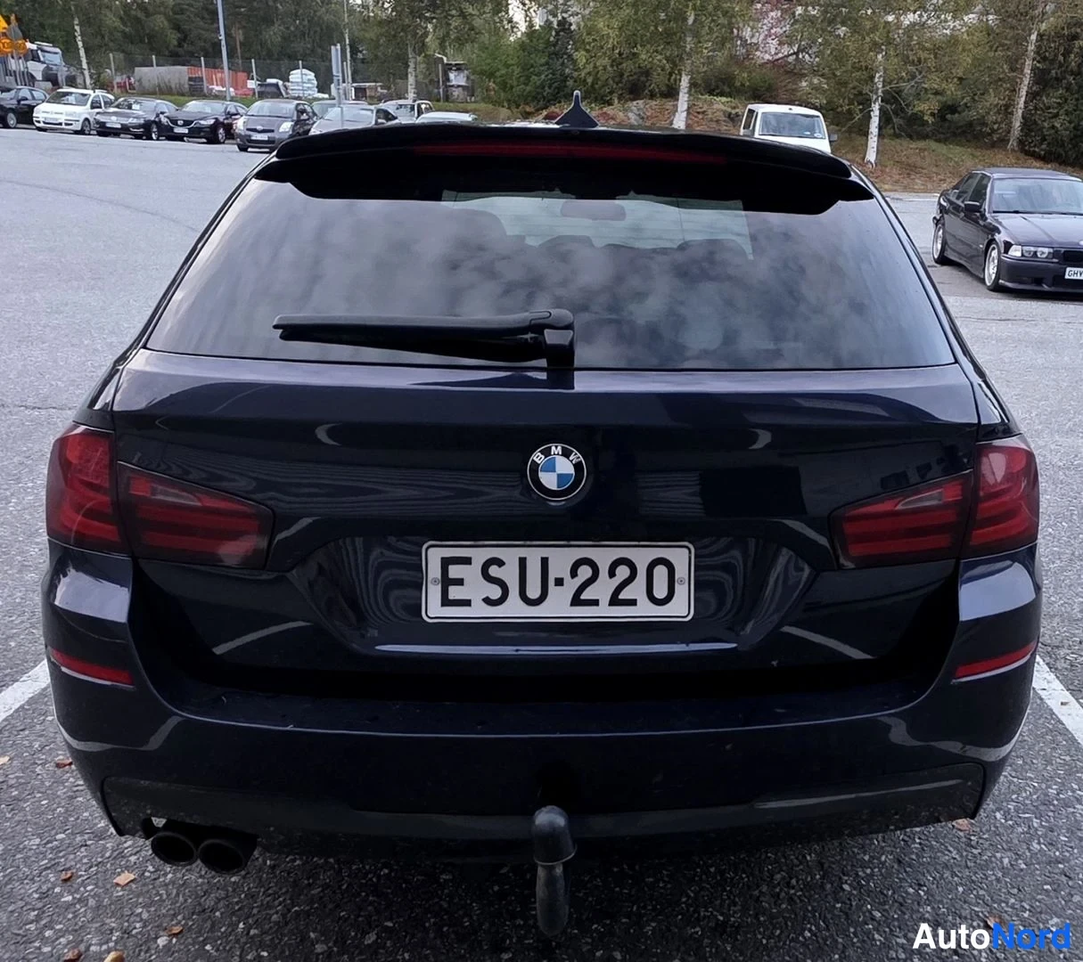 Sininen BMW 525d 2011, takaa, kuva 21