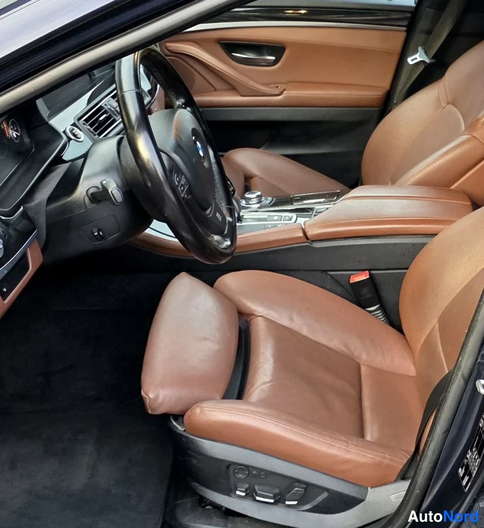 Sininen BMW 525d 2011, etuistuimet, kuva 23