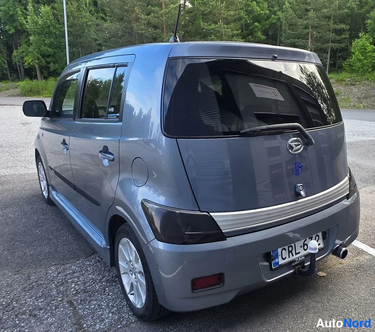 Harmaa Daihatsu Materia 2008, takaviisto, kuva 15