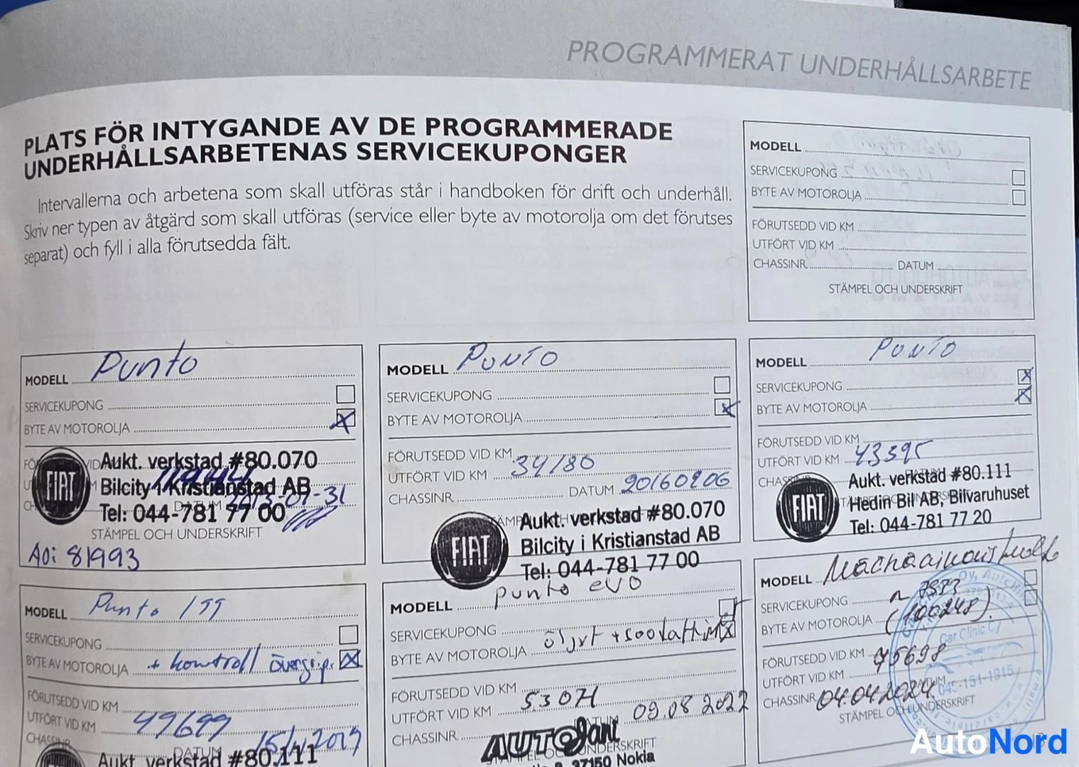 Harmaa Fiat Punto Evo 2011, asiakirja, kuva 21