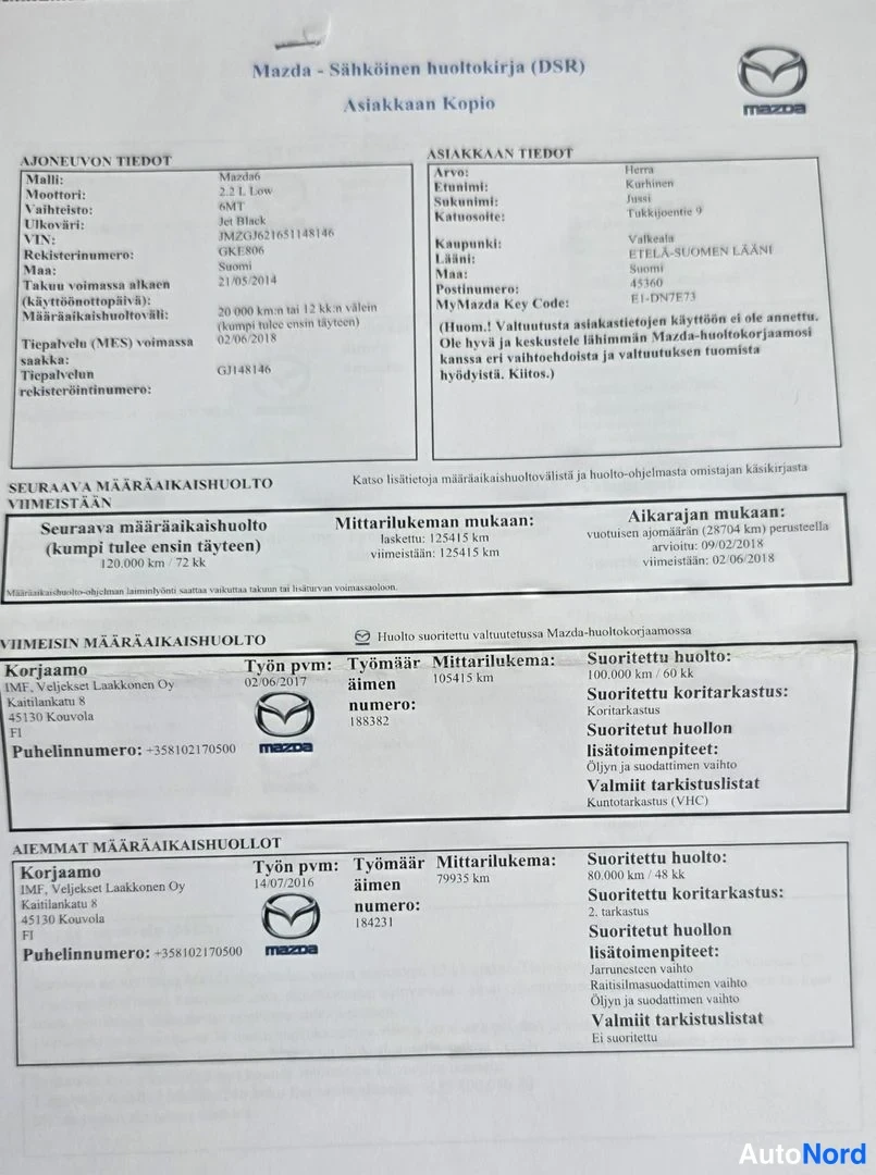 Musta Mazda 6 2014, kuva 30