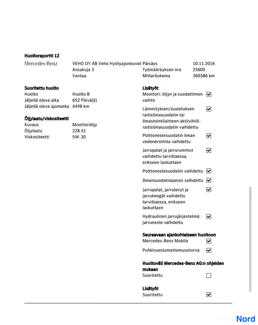 Punainen Mercedes-Benz Vito 116 CDI 2013, asiakirja, kuva 33