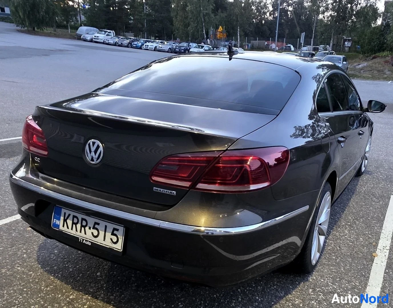 Ruskea Volkswagen CC 2012, takaa, kuva 16