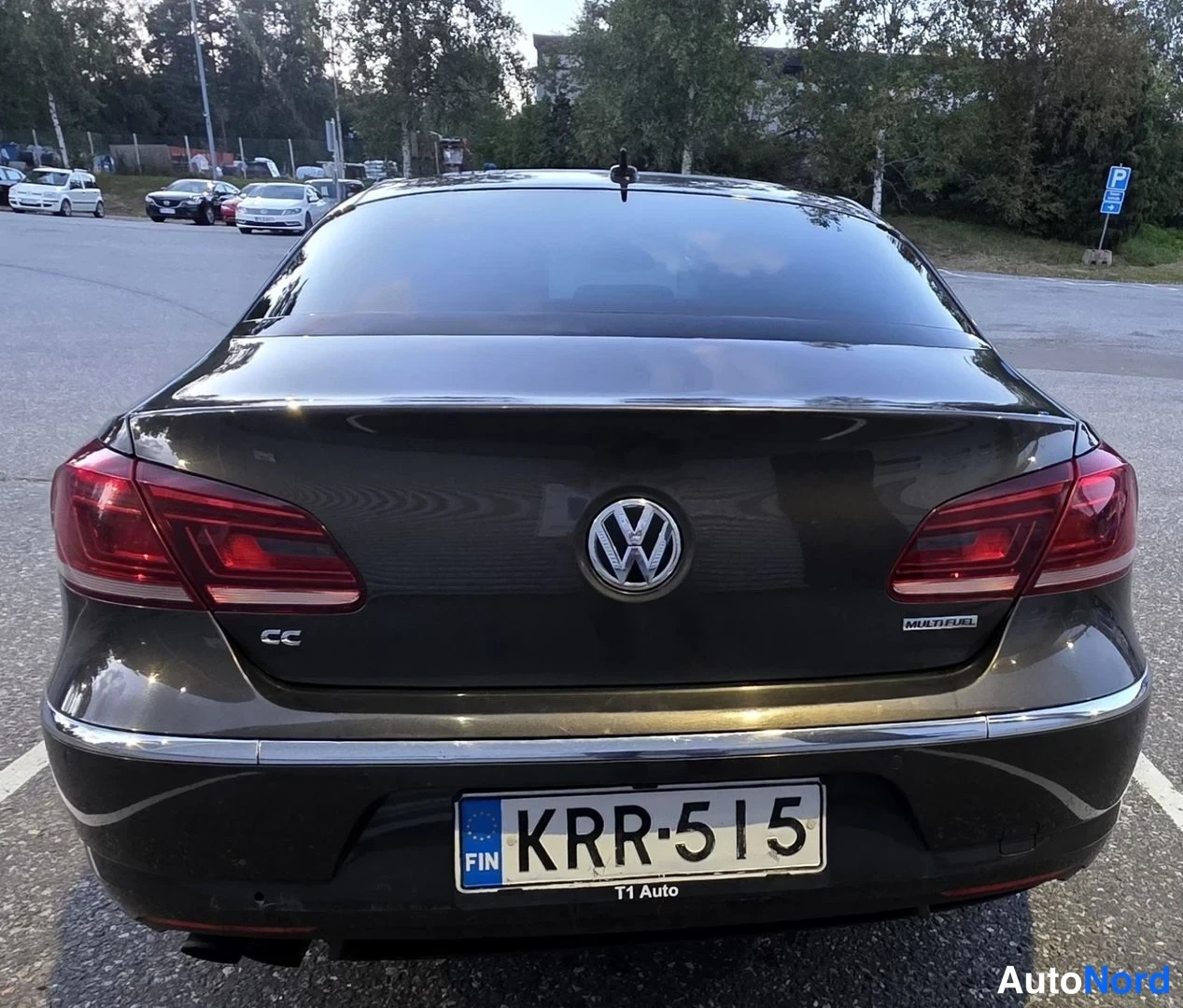 Ruskea Volkswagen CC 2012, takaa, kuva 17