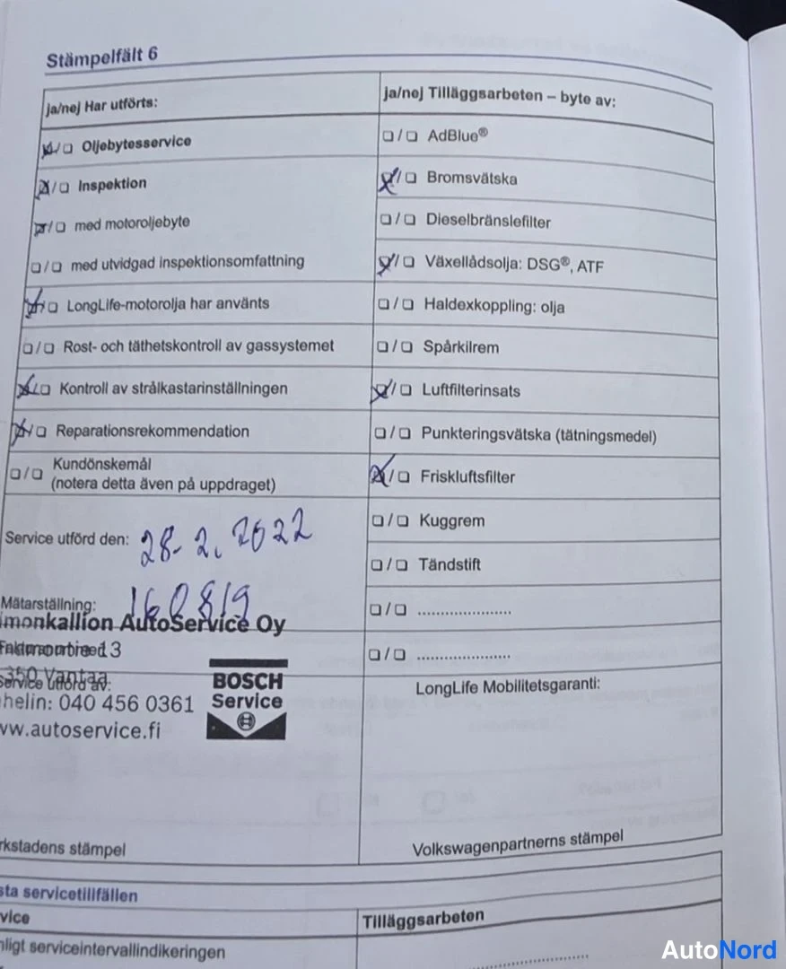 Valkoinen Volkswagen Passat 2016, asiakirja, kuva 32