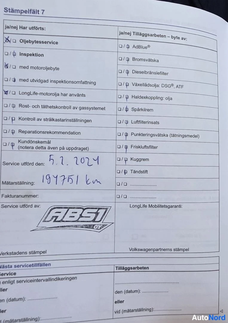 Valkoinen Volkswagen Passat 2016, asiakirja, kuva 33
