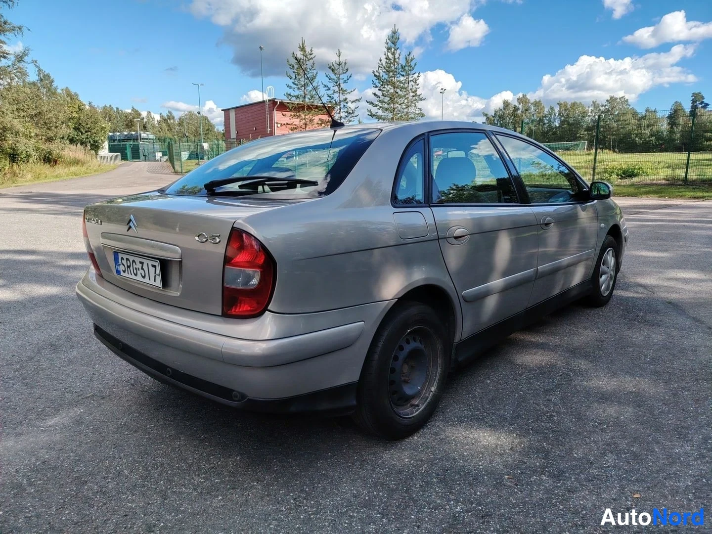Beige Citroen C5 2004, takaviisto, kuva 6