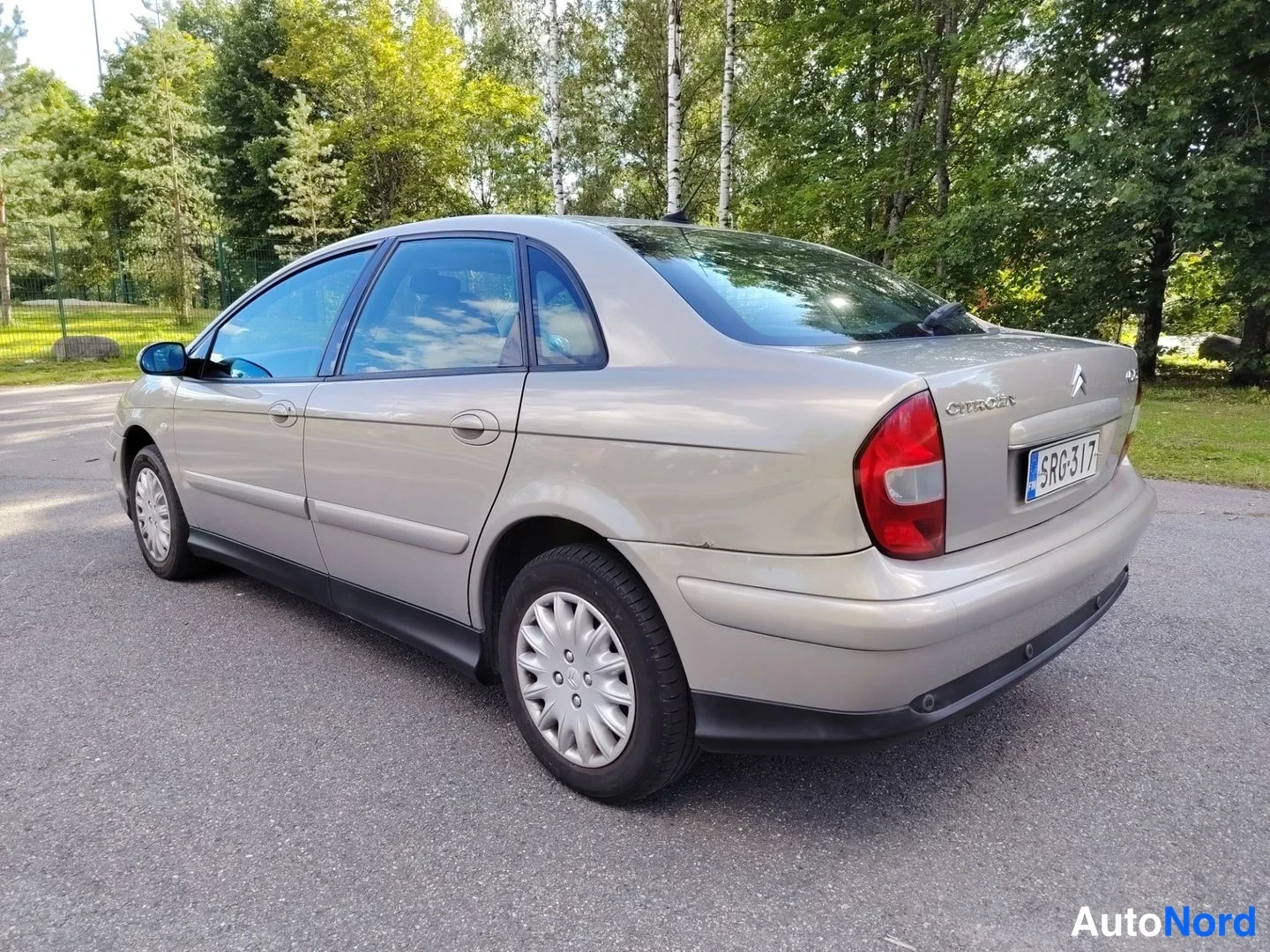 Beige Citroen C5 2004, takaviisto, kuva 7