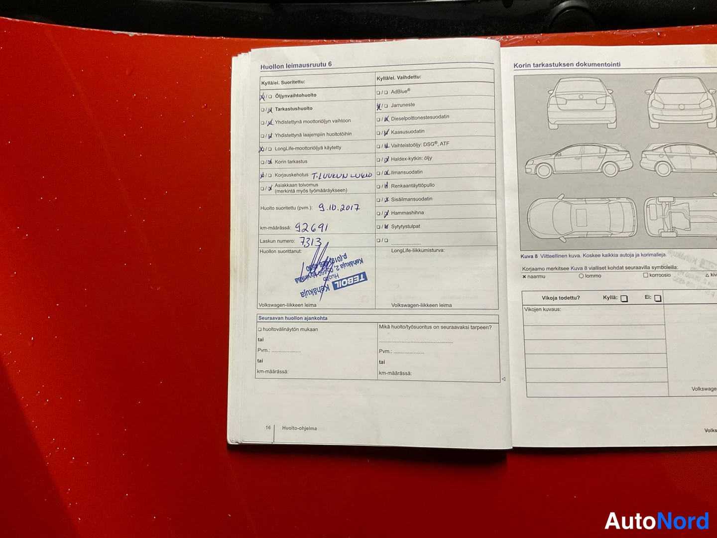 Punainen Volkswagen Up! 2015, asiakirja, kuva 20