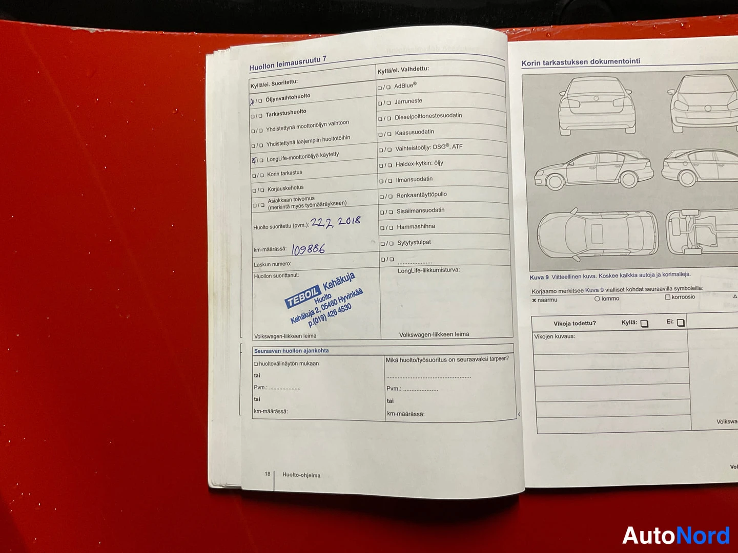 Punainen Volkswagen Up! 2015, asiakirja, kuva 21