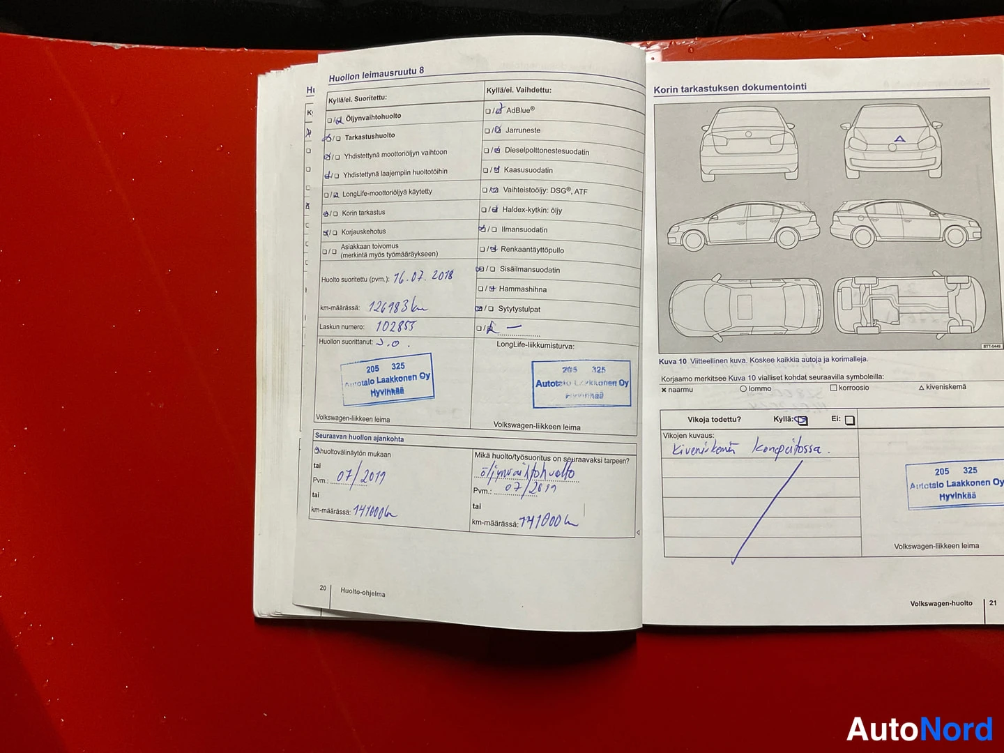 Punainen Volkswagen Up! 2015, asiakirja, kuva 22