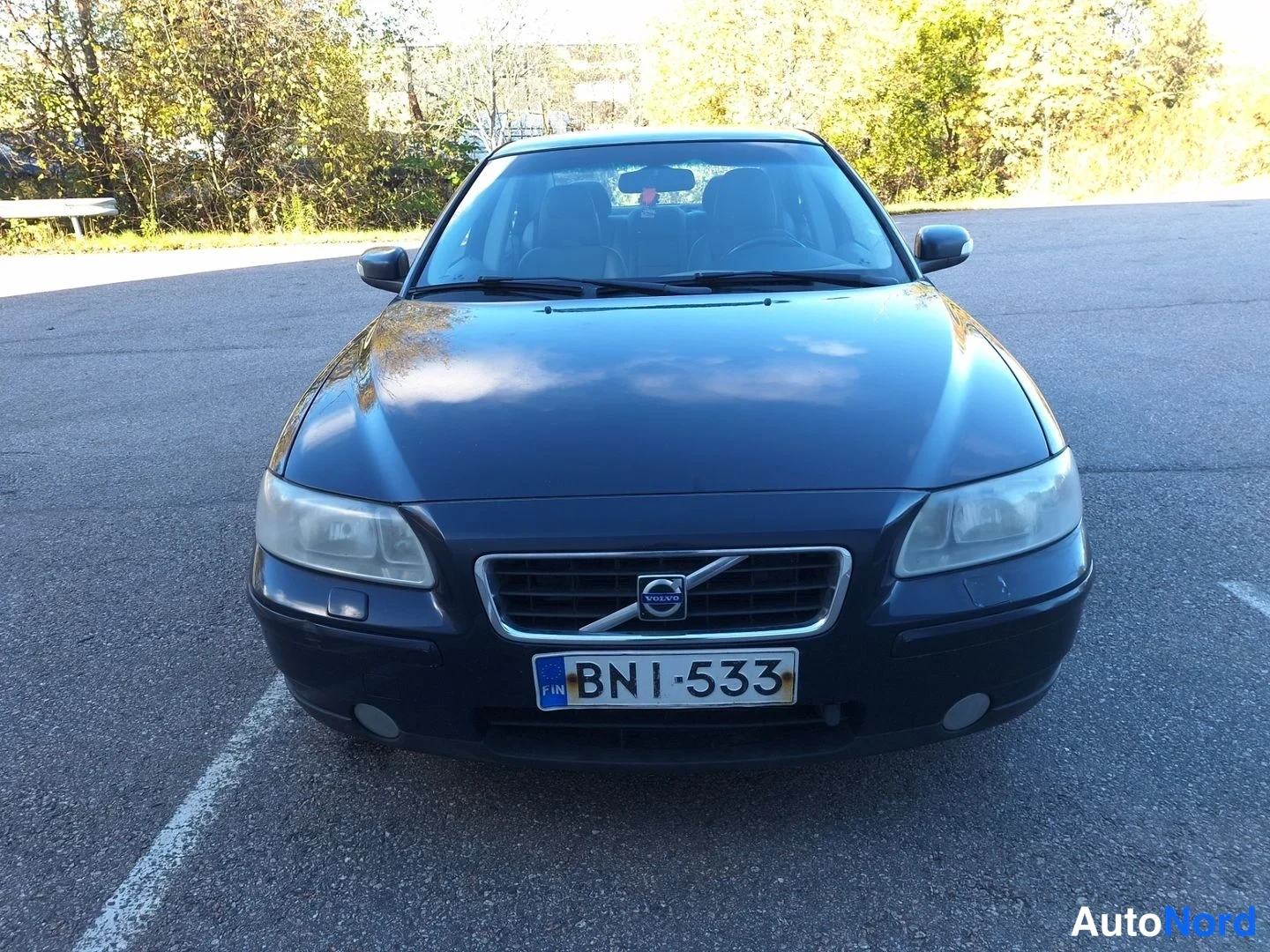 Sininen Volvo S60 2007, edestä, kuva 5