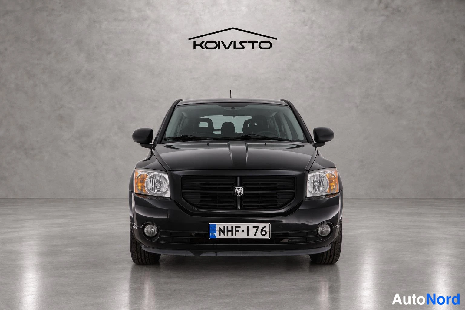 Musta Dodge Caliber 2007, edestä, kuva 3