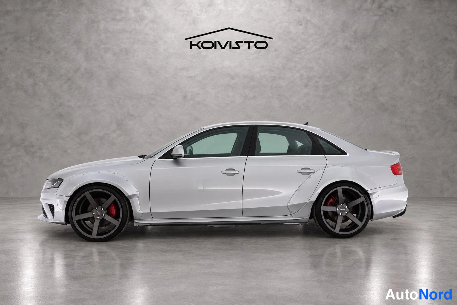 Hopea Audi A4 2008, etuviisto, keula vasemmalle, kuva 2