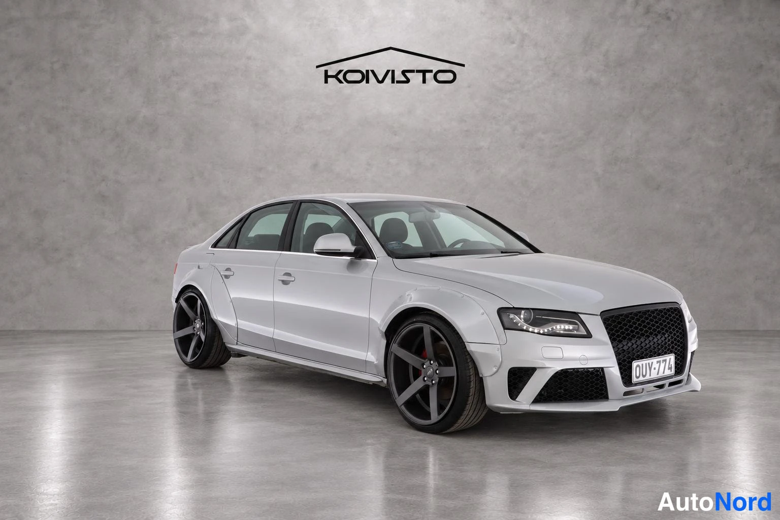 Hopea Audi A4 2008, etuviisto, keula oikealle, kuva 3