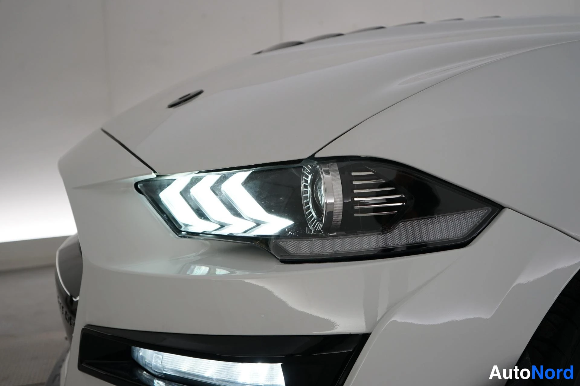Valkoinen Ford Mustang 2019, yksityiskohta, kuva 16