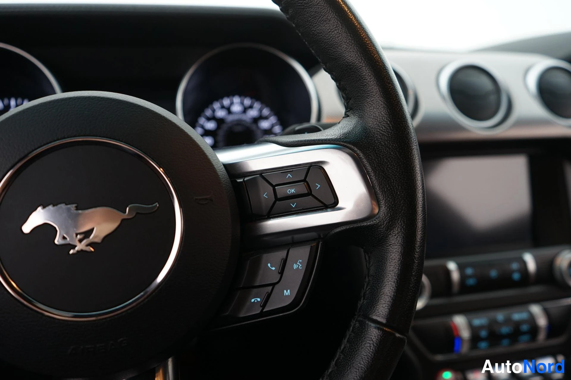 Musta Ford Mustang 2019, yksityiskohta, kuva 15