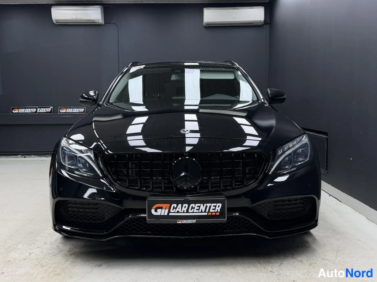 Black Mercedes-Benz C 350 e 2017, front, photo 3