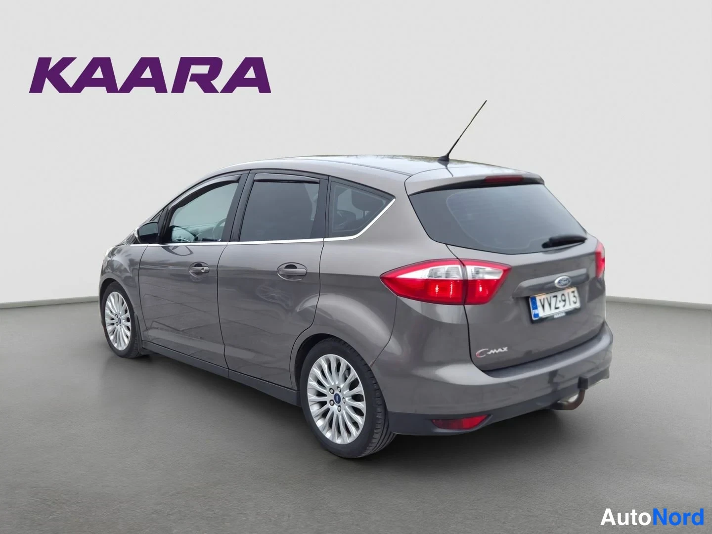 Ruskea Ford C-Max 2012, takaviisto, kuva 4