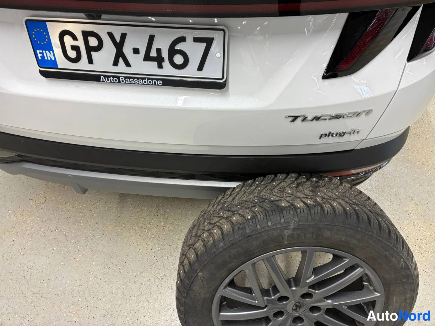 Valkoinen Hyundai Tucson 2024, yksityiskohta, kuva 17