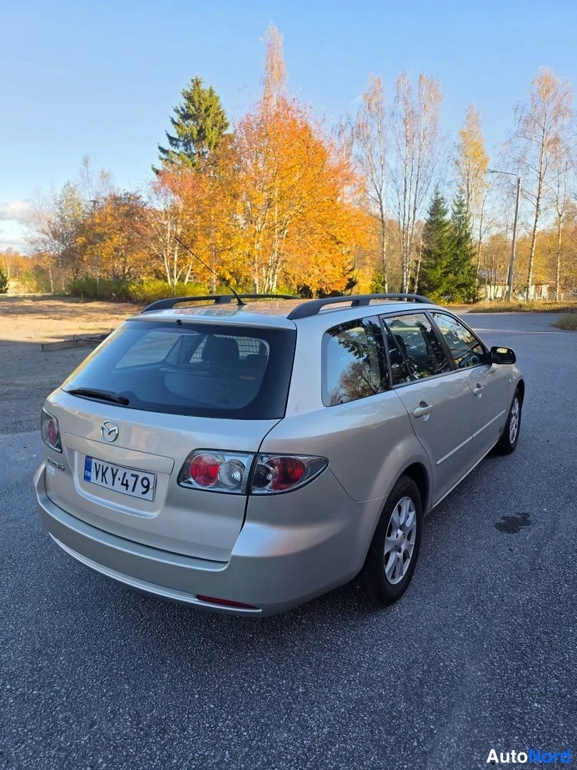 Beige Mazda 6 2007, takaviisto, kuva 3