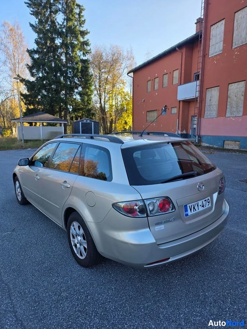 Beige Mazda 6 2007, takaviisto, kuva 4