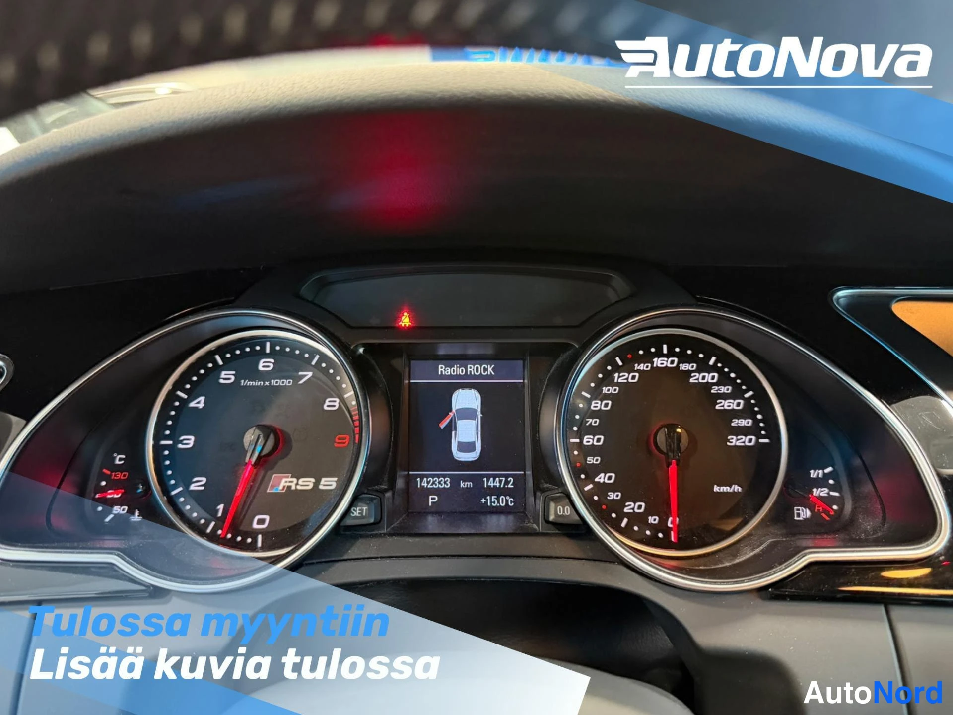 Valkoinen Audi RS5 2011, yksityiskohta, kuva 6