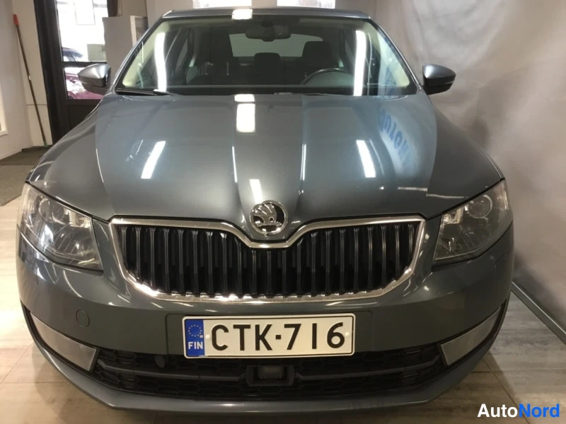 Harmaa Skoda Octavia 2015, edestä, kuva 3