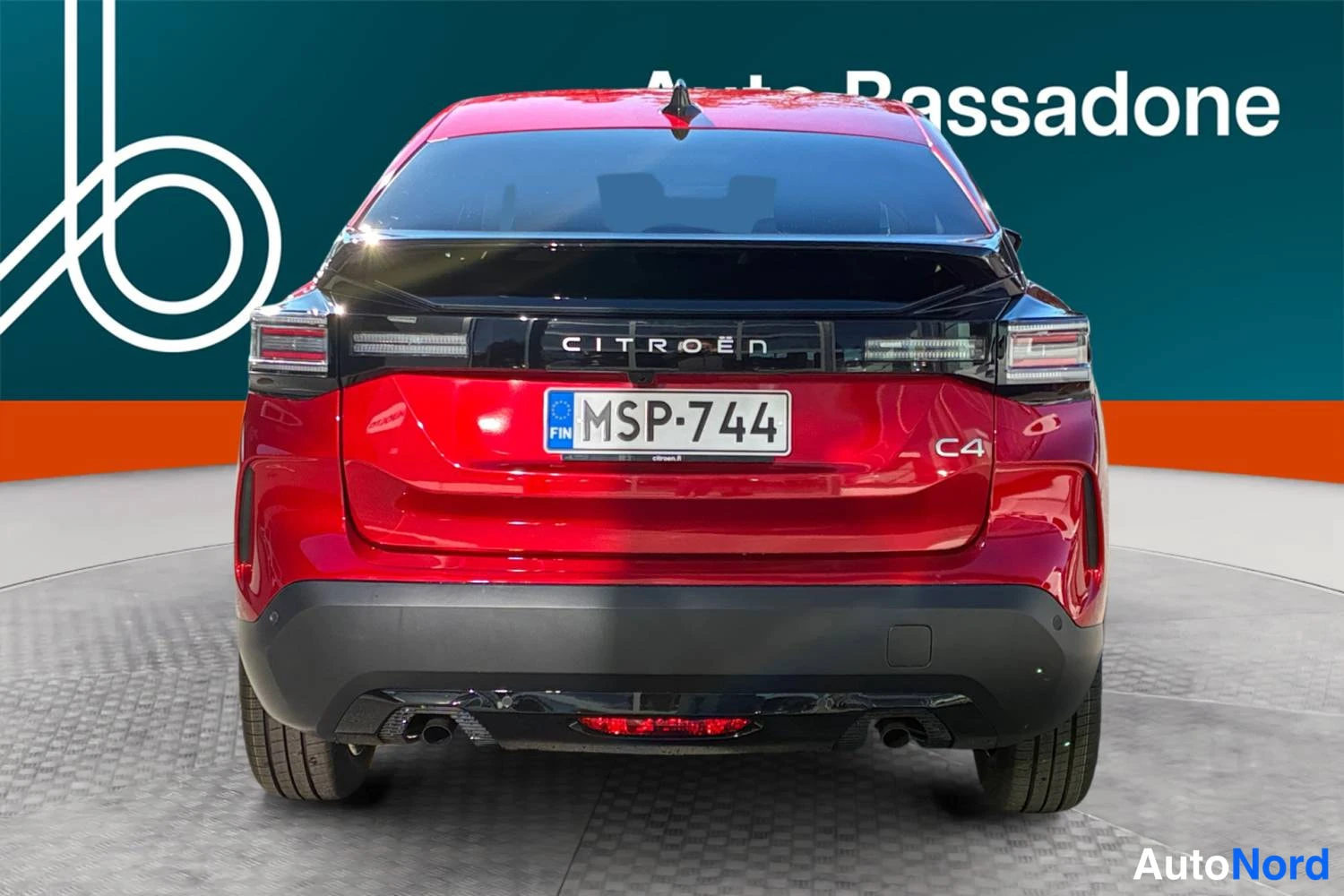 Punainen Citroen C4 2026, takaa, kuva 8