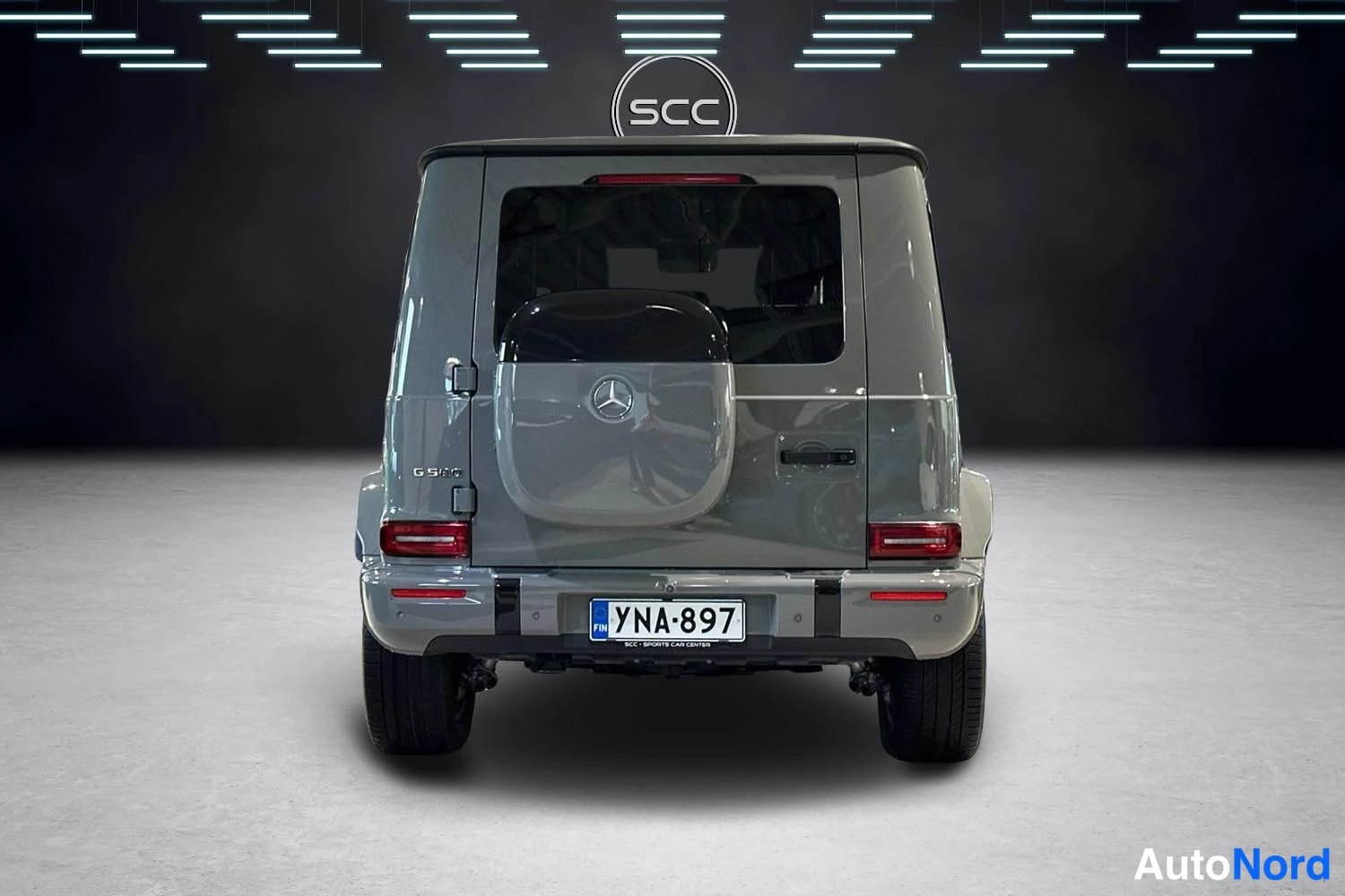 Silver Mercedes-Benz G 580 4MATIC 2025, rear, photo 5