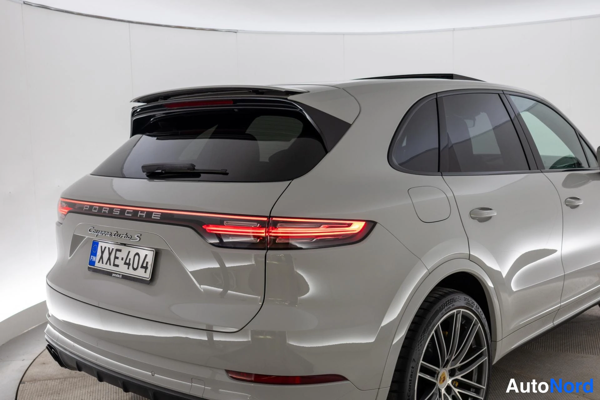 Harmaa Porsche Cayenne 2020, takaviisto, kuva 7